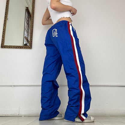 blue vintage nike joggers