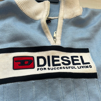 light blue diesel knitted jumper