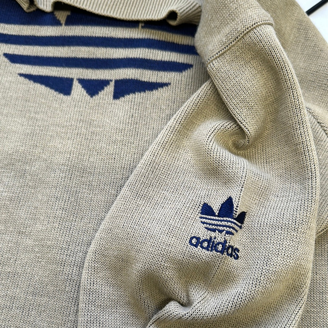 vintage adidas knitted jumper