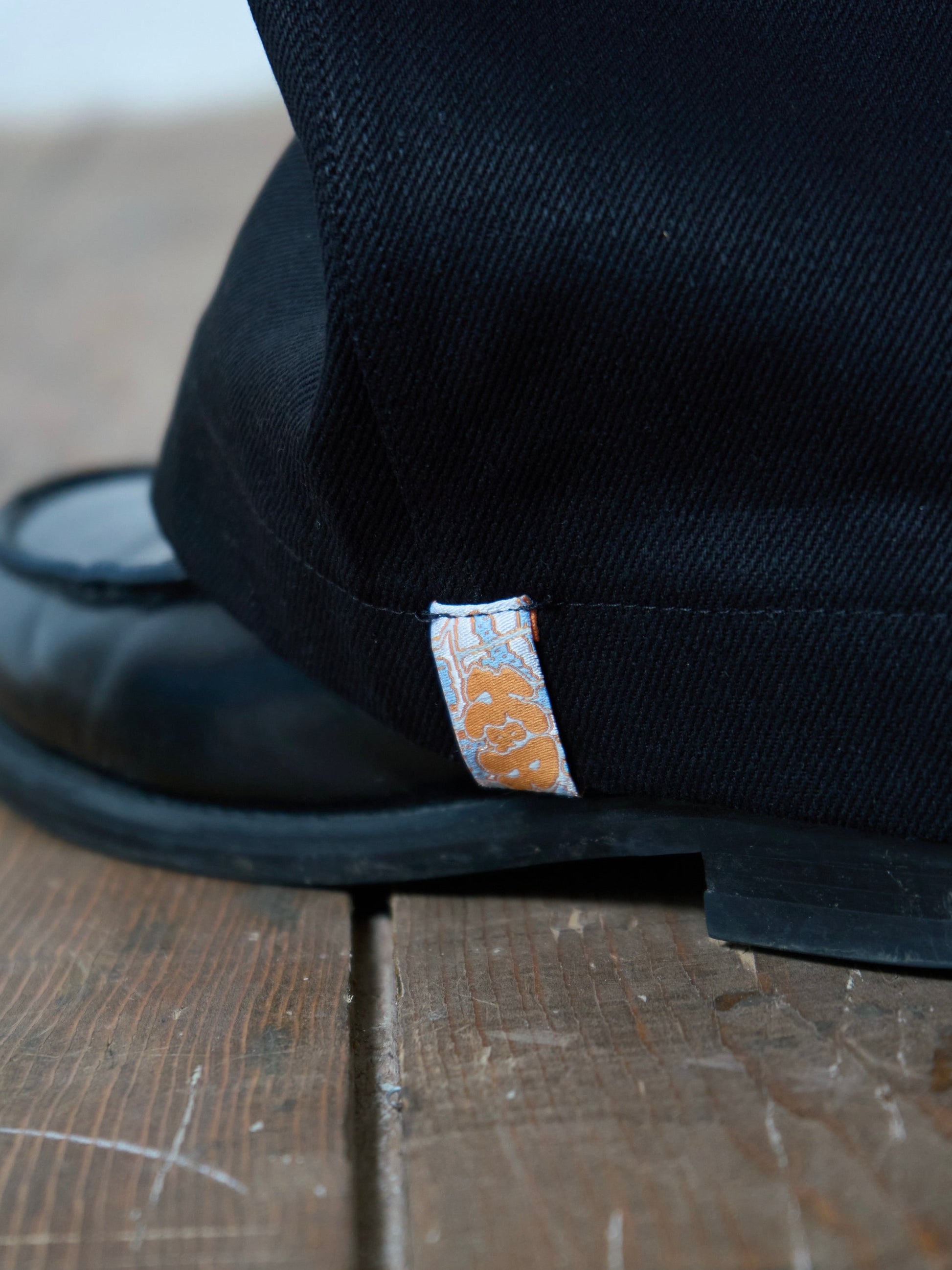 slouch jean - black denim