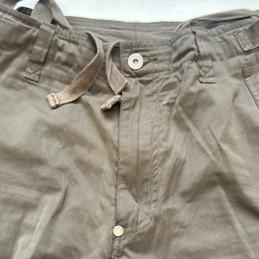 00's khaki cargo trousers