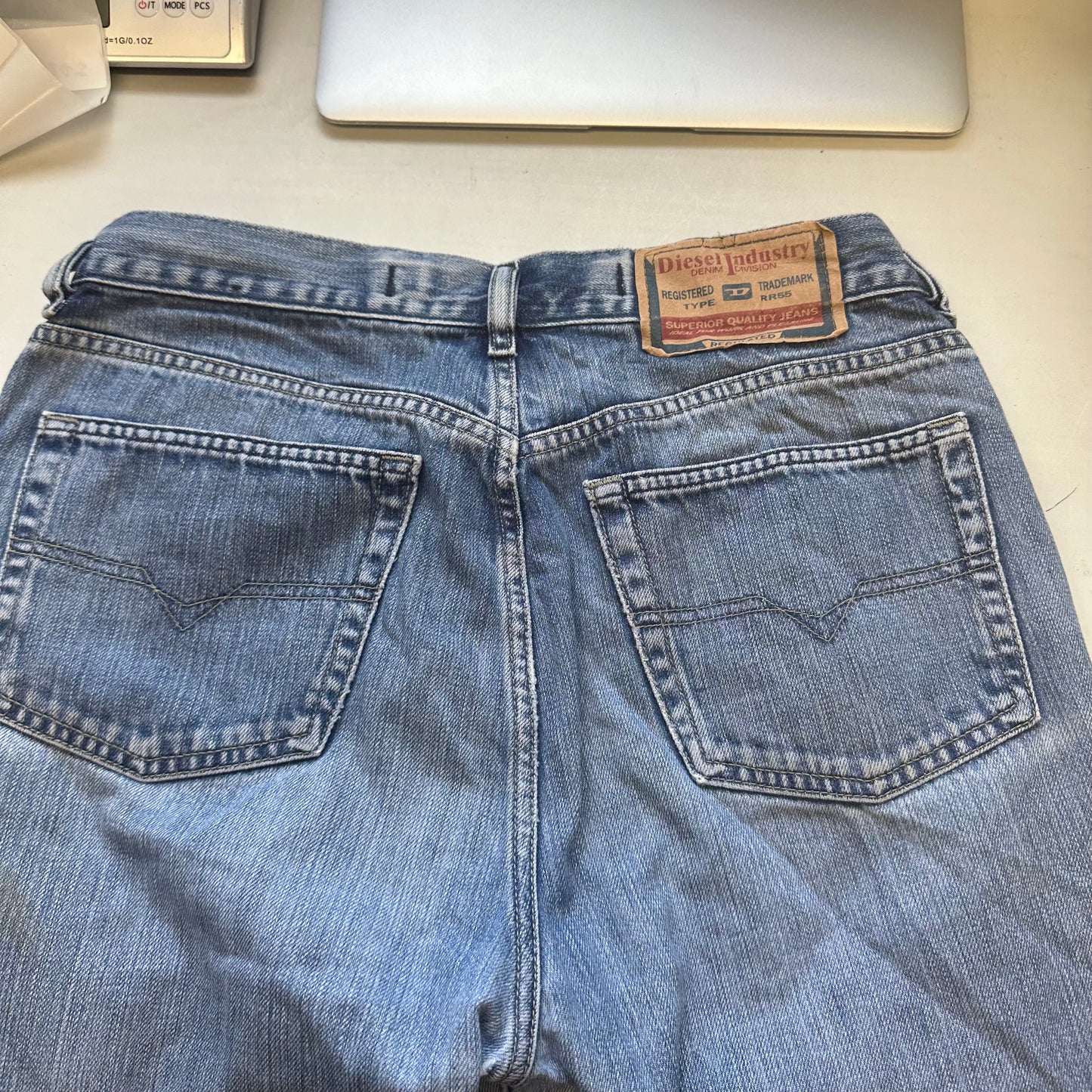 vintage diesel straight leg jeans