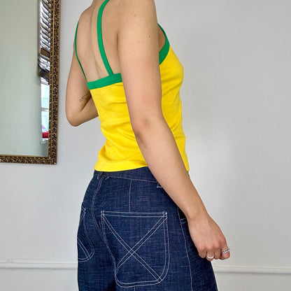 brazil flag tank top