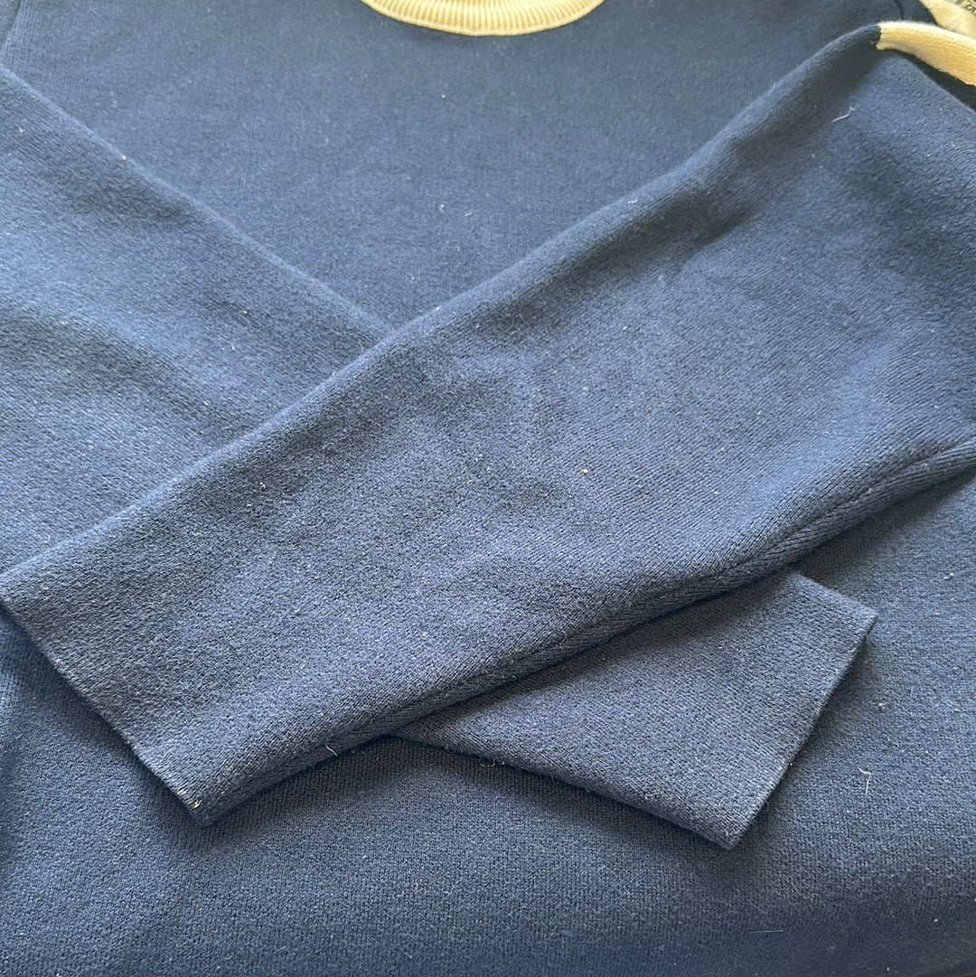 vintage navy lacoste jumper