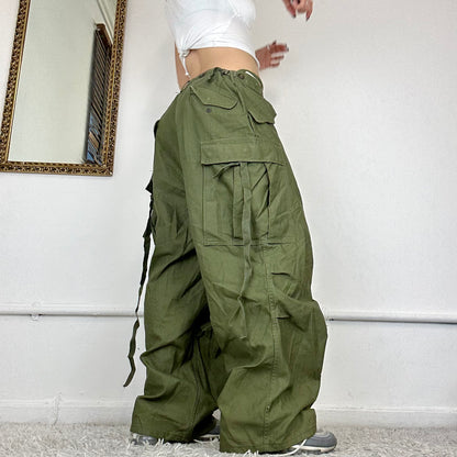 vintage wide leg cargo pants