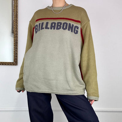 reversible billabong knitted jumper