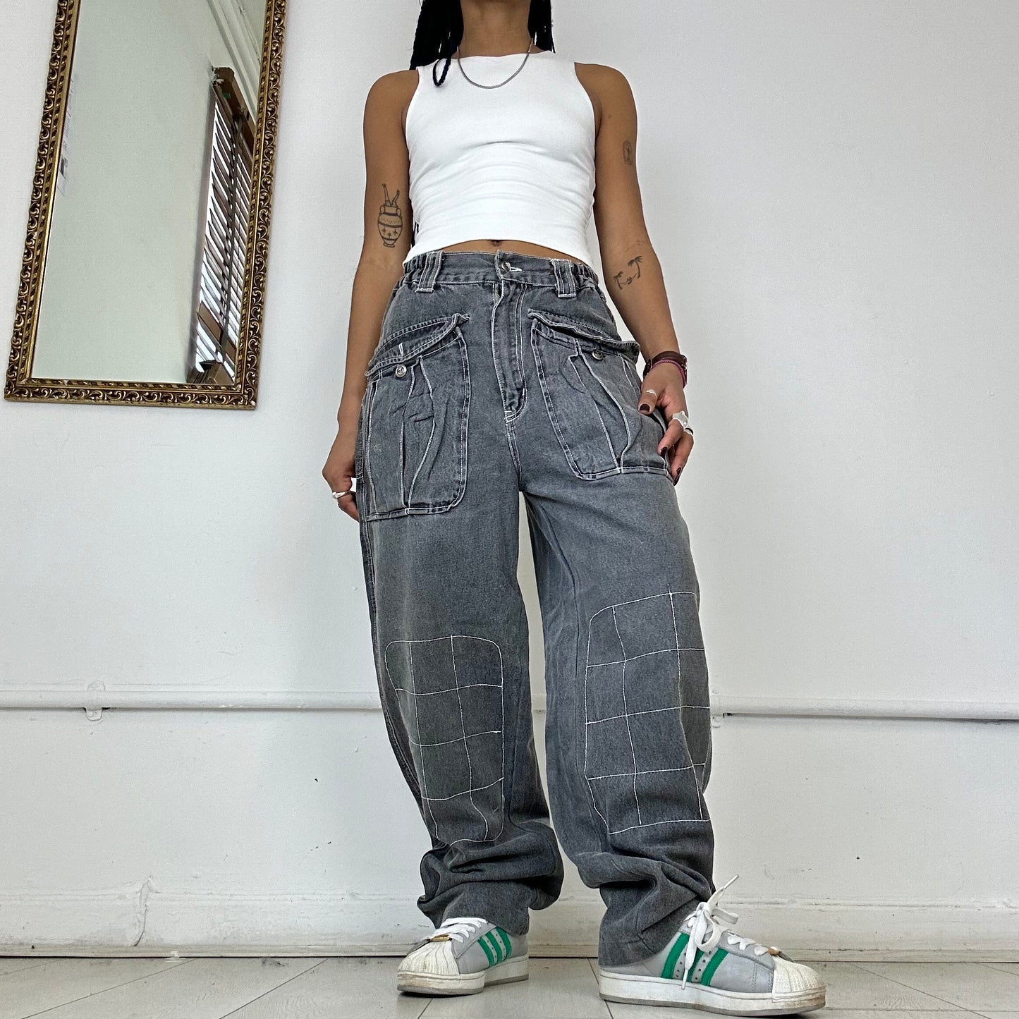 90’s baggy cargo jeans