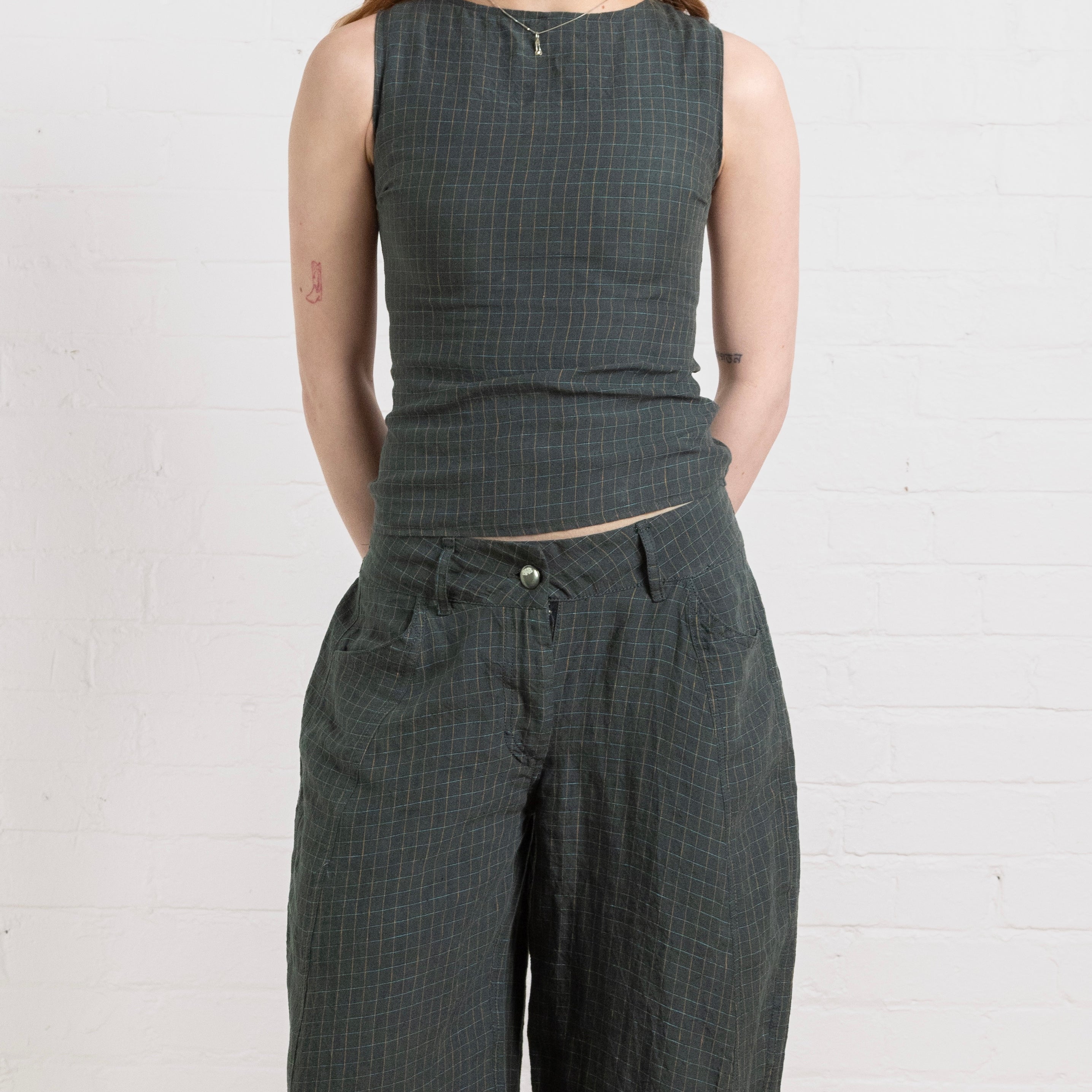 charlie top - fern linen
