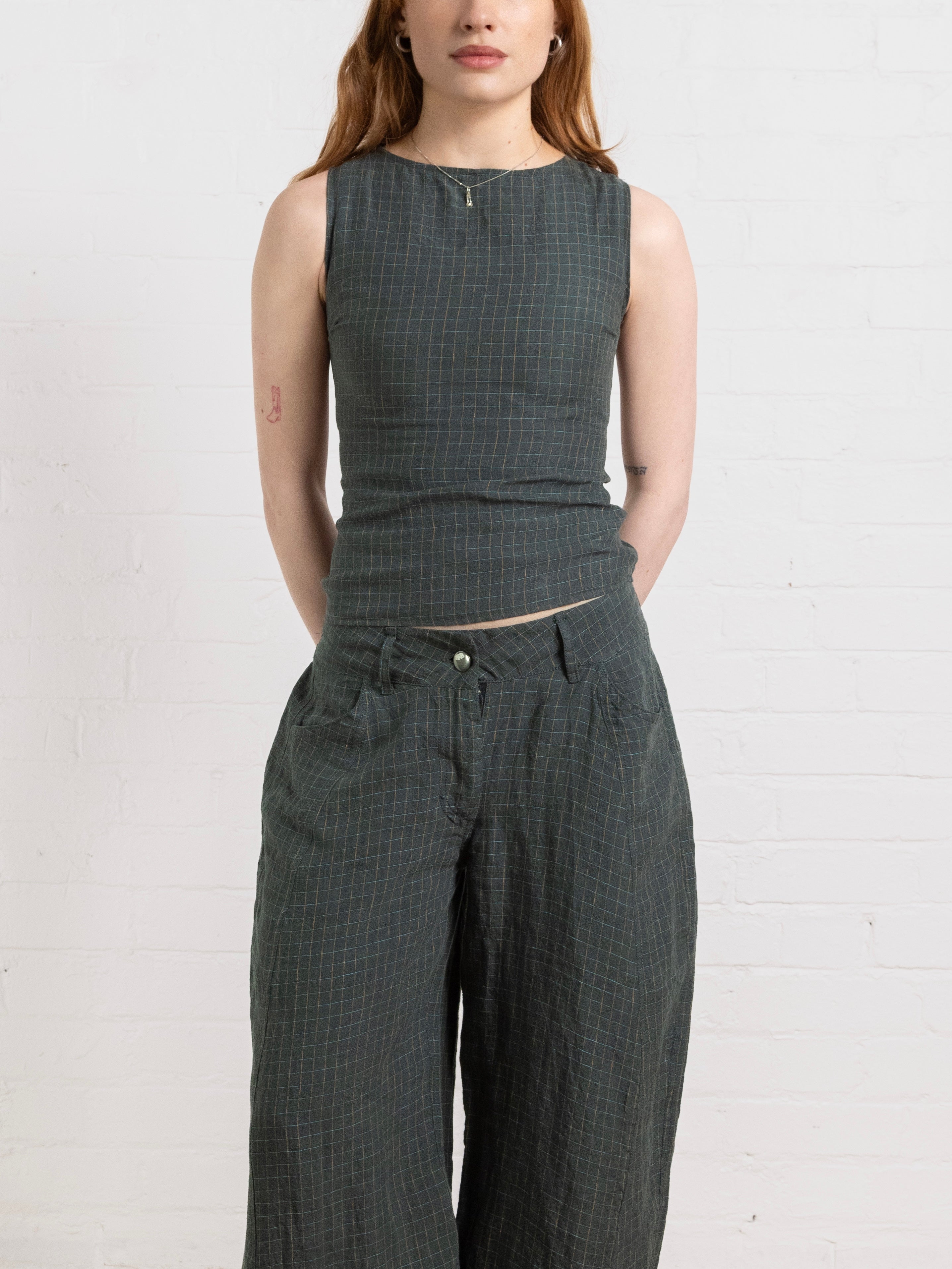 charlie top - fern linen