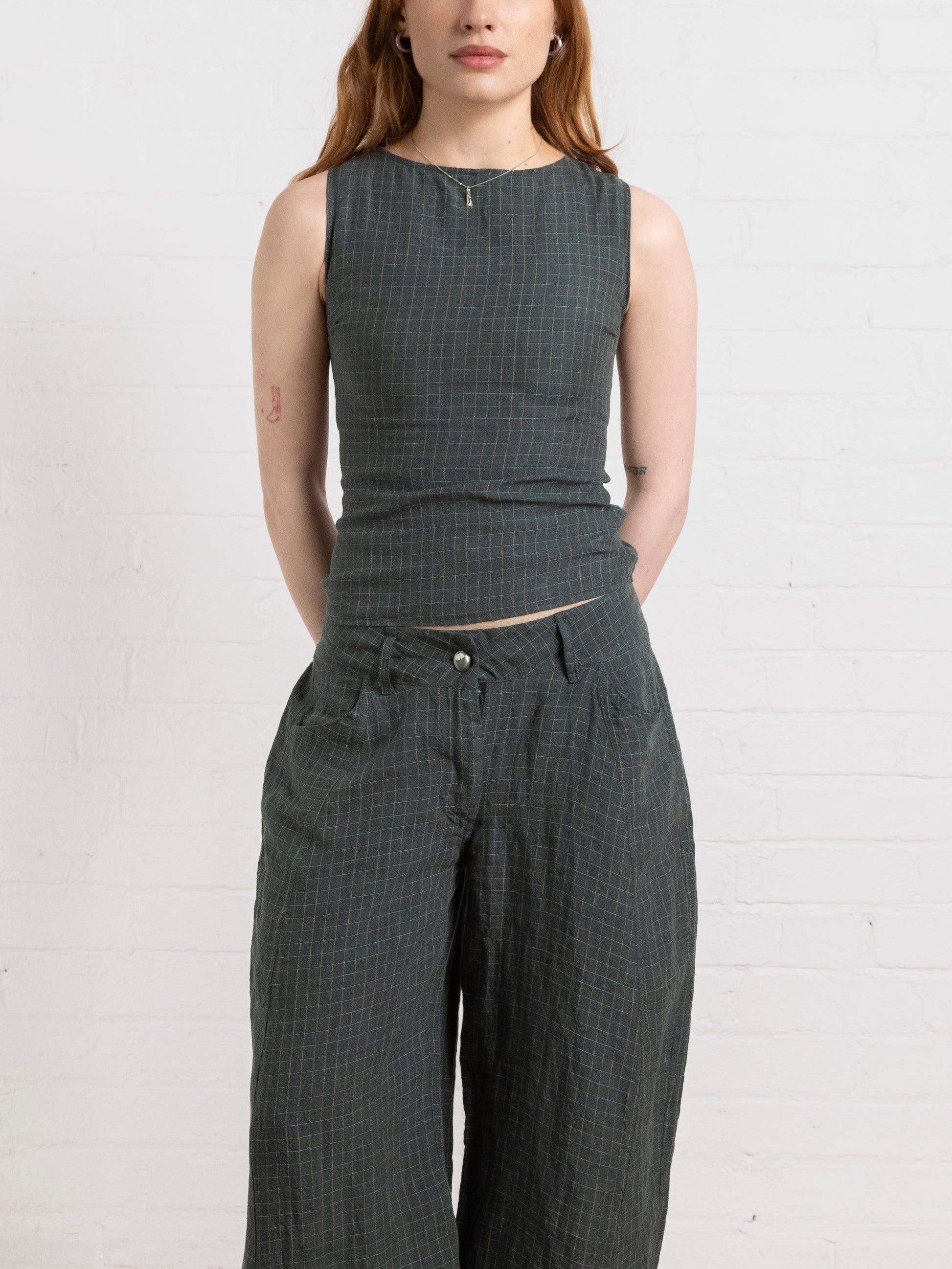 charlie top - fern linen