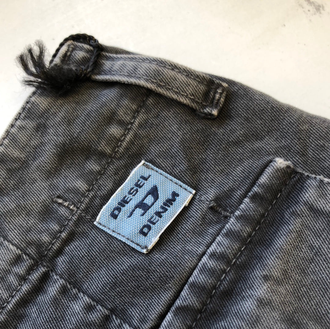 wide leg diesel cargo jeans