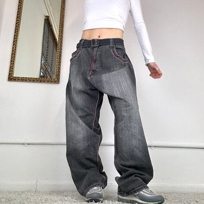 90's baggy wide leg jeans