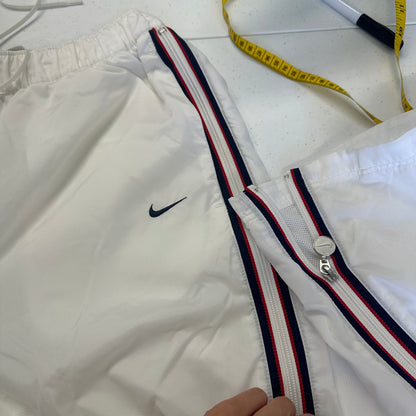 vintage white nike tracksuit bottoms