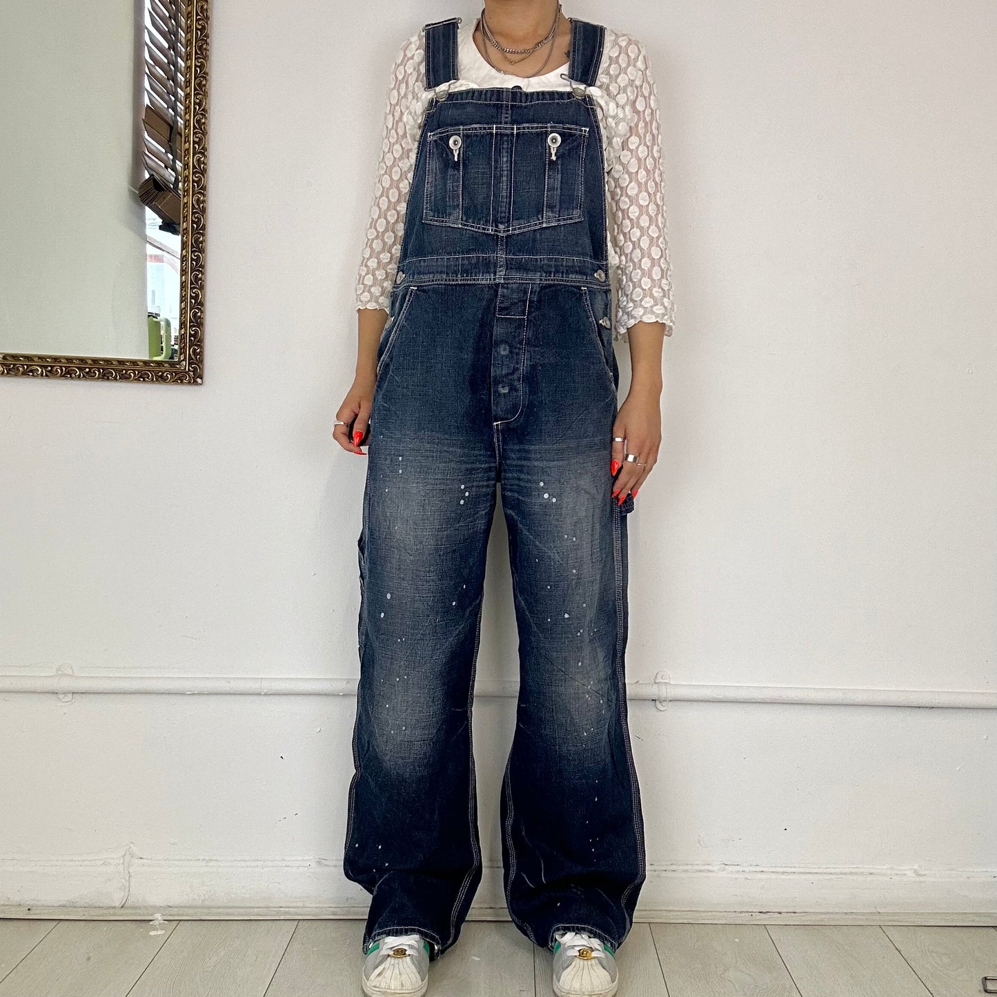 vintage denim dungarees from blue trip