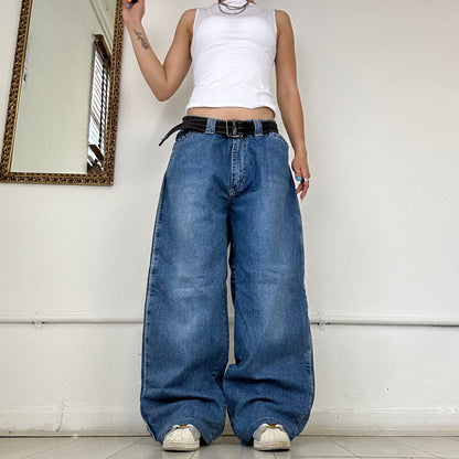 90's baggy denim jeans