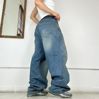 90's washed baggy jeans by ecko unltd