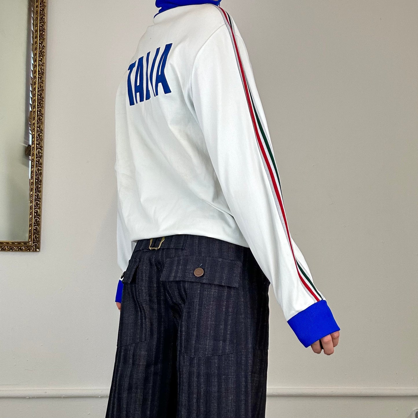 vintage zip up italia track top