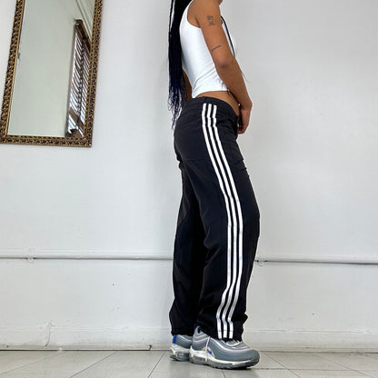 adidas three stripe joggers