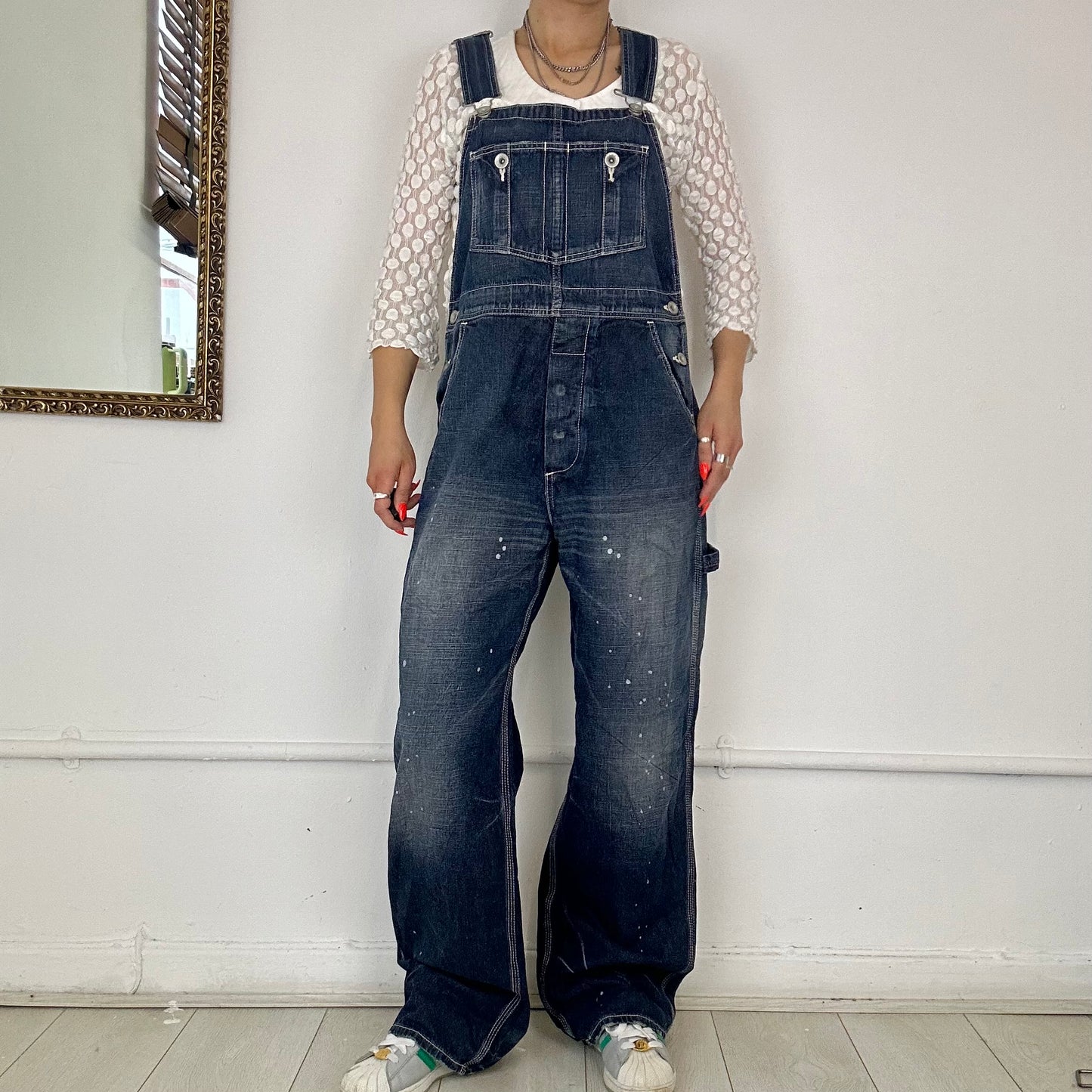 vintage denim dungarees from blue trip