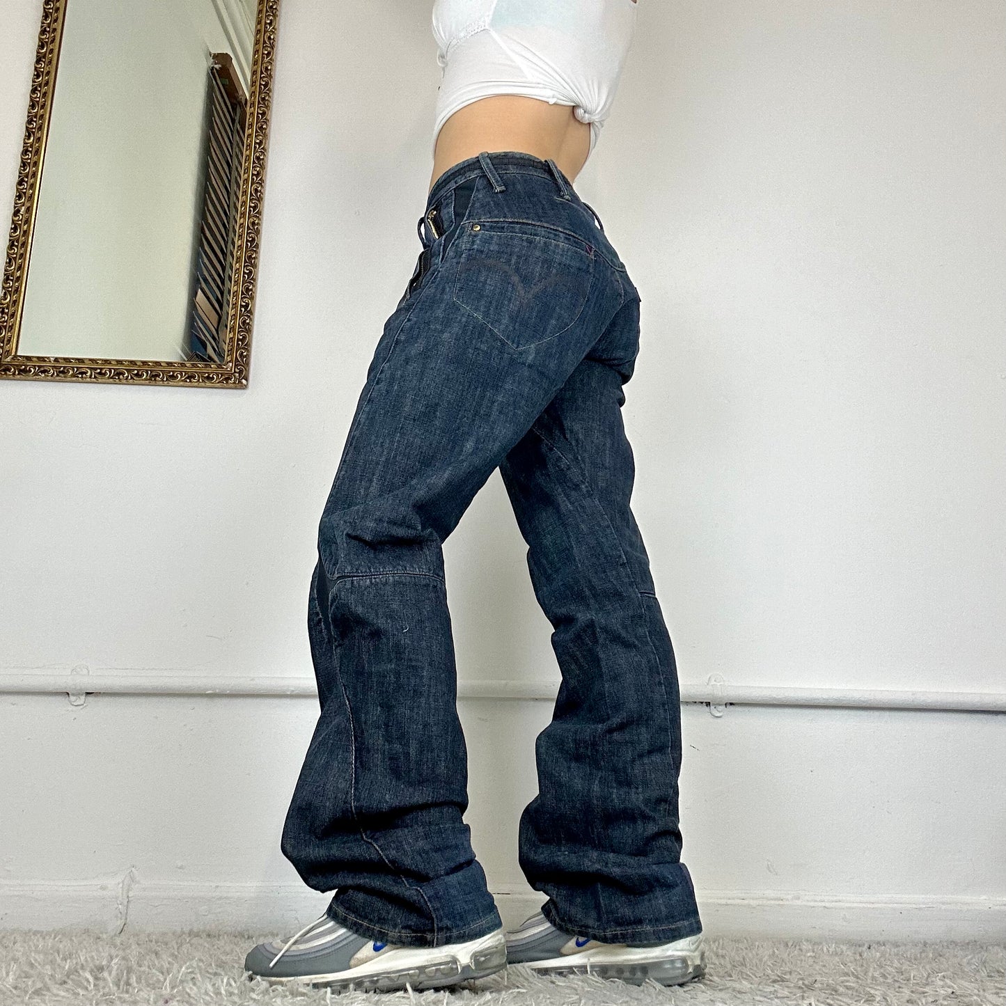 wide leg cargo levis jeans