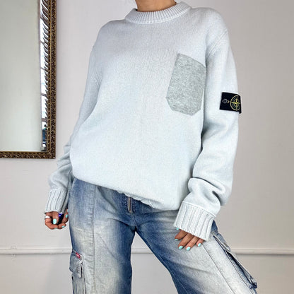 stone island knitted jumper