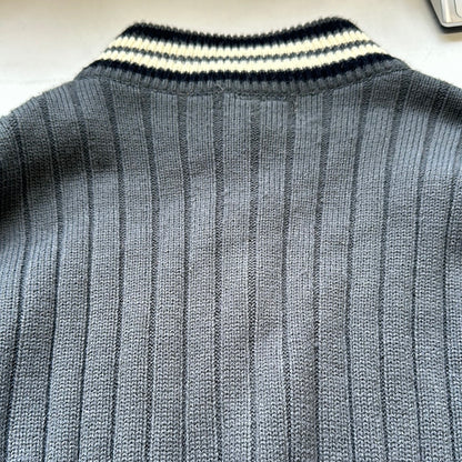 vintage hugo boss zip up knitted jumper