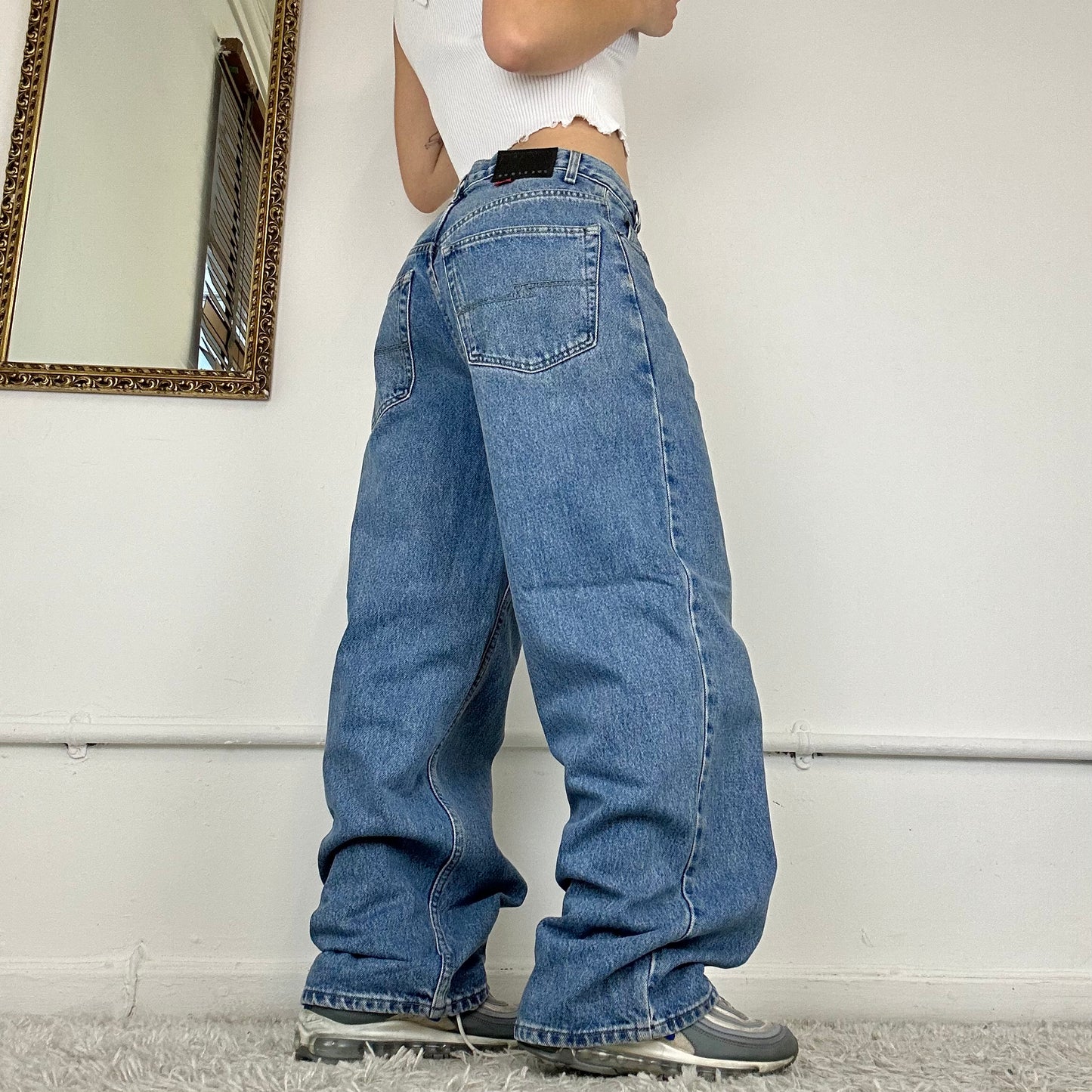 90's baggy jeans by bugle boy