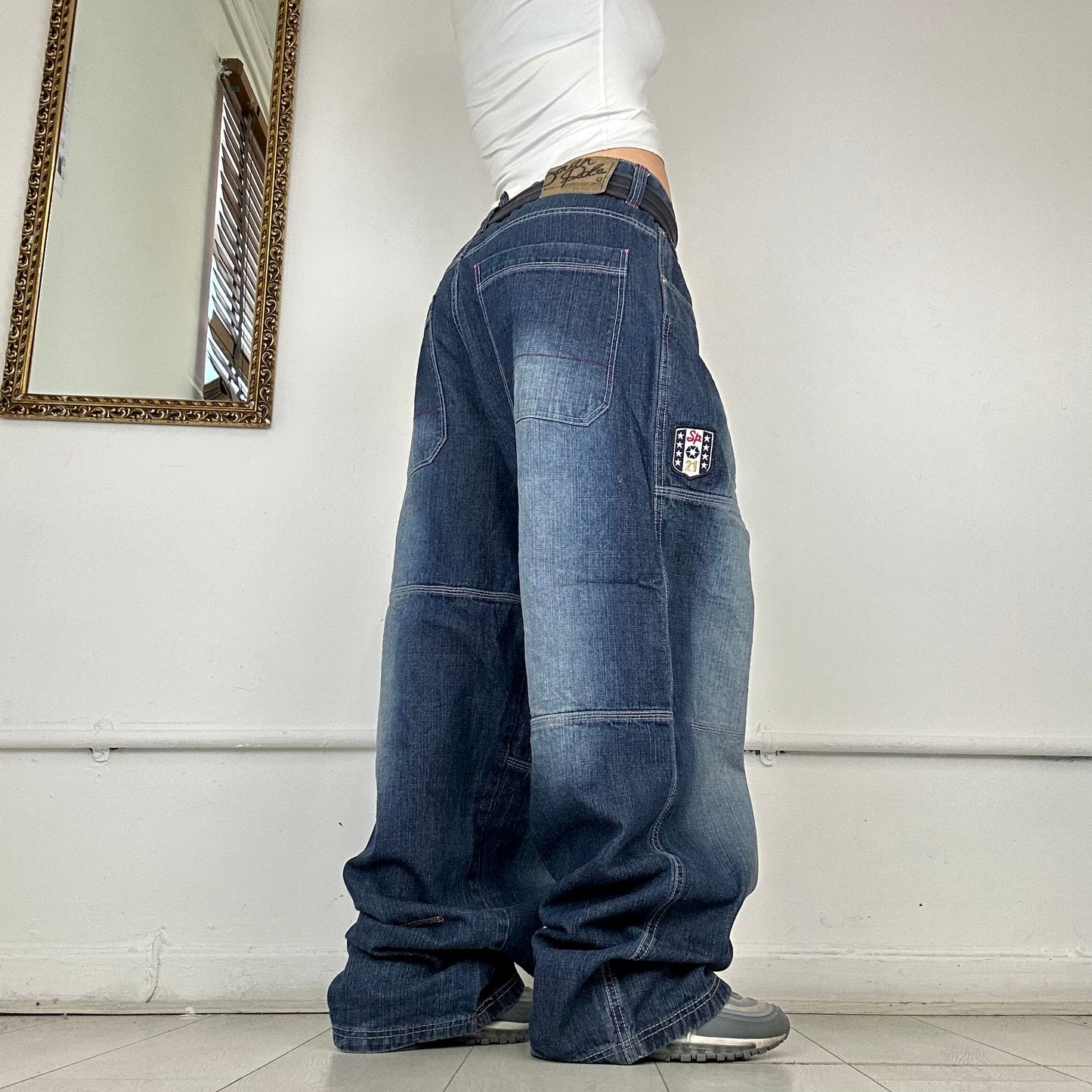 super baggy skate jeans by south pole