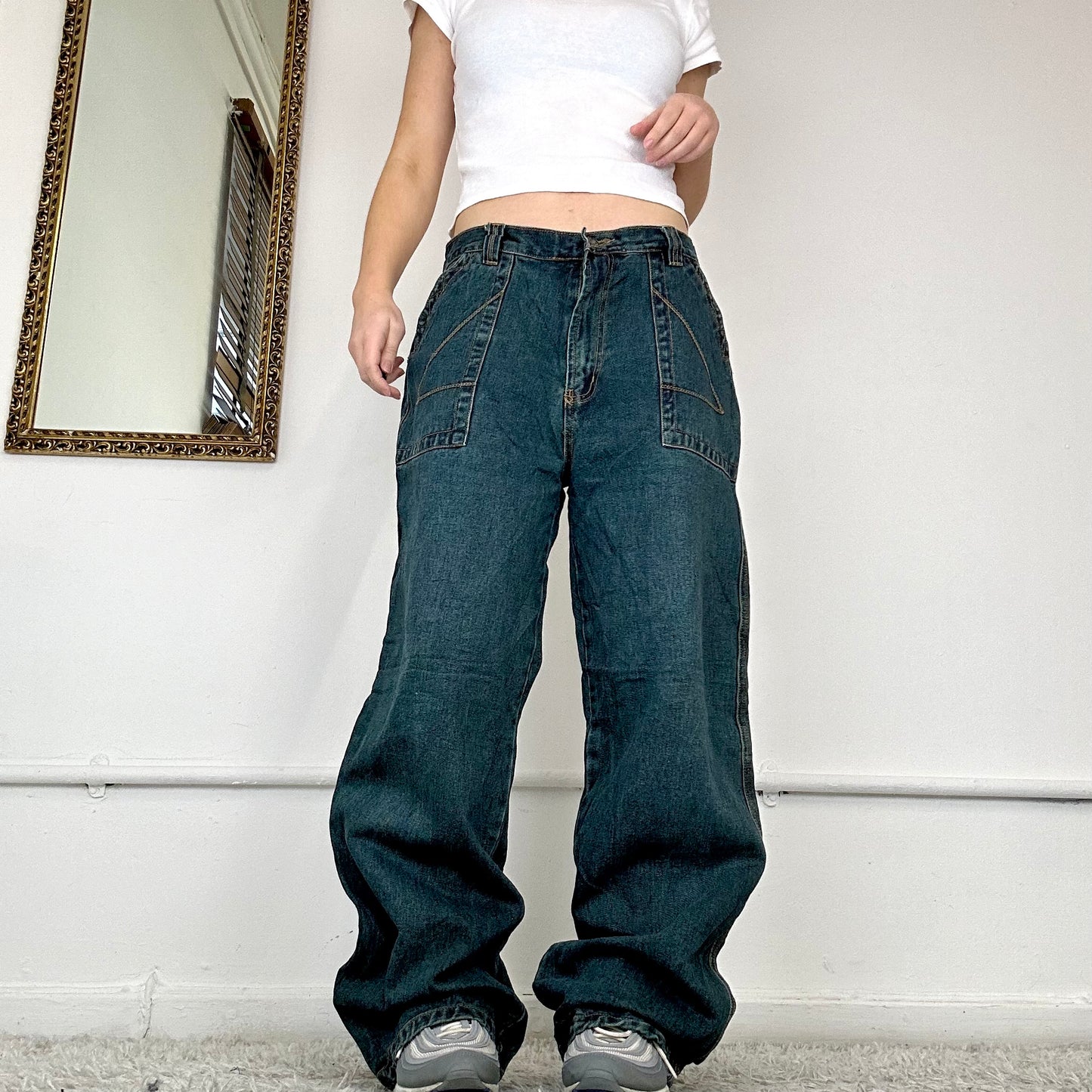 baggy wide leg jeans