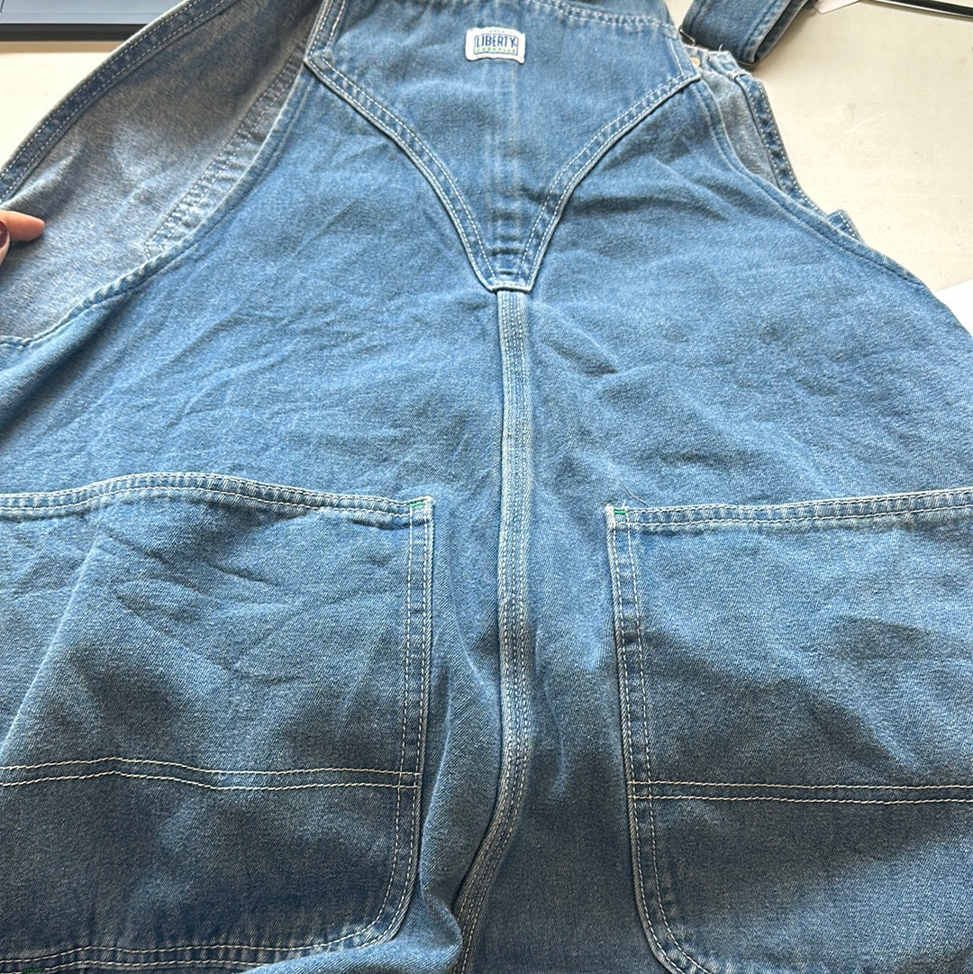 baggy denim dungarees