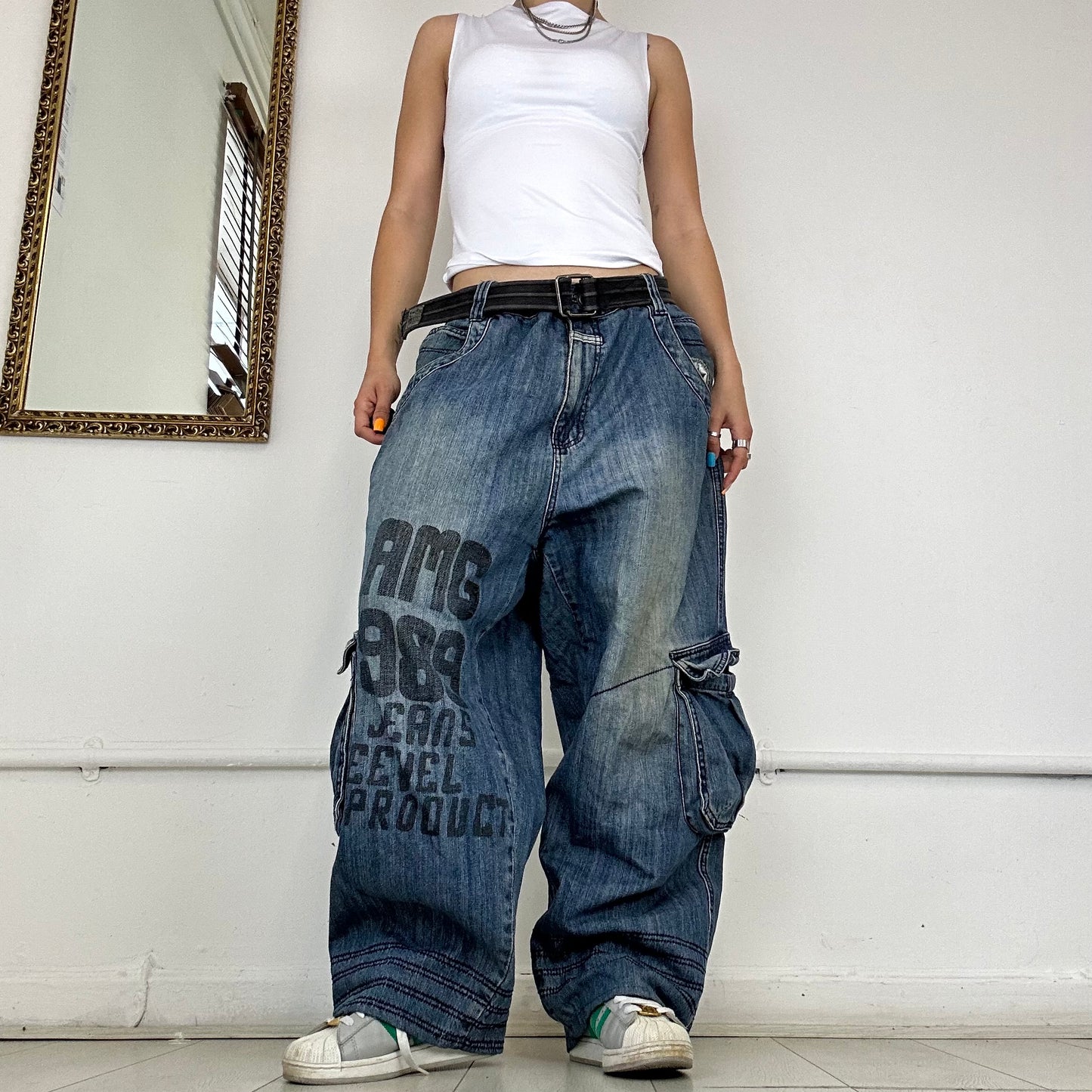 2000's baggy skater jeans