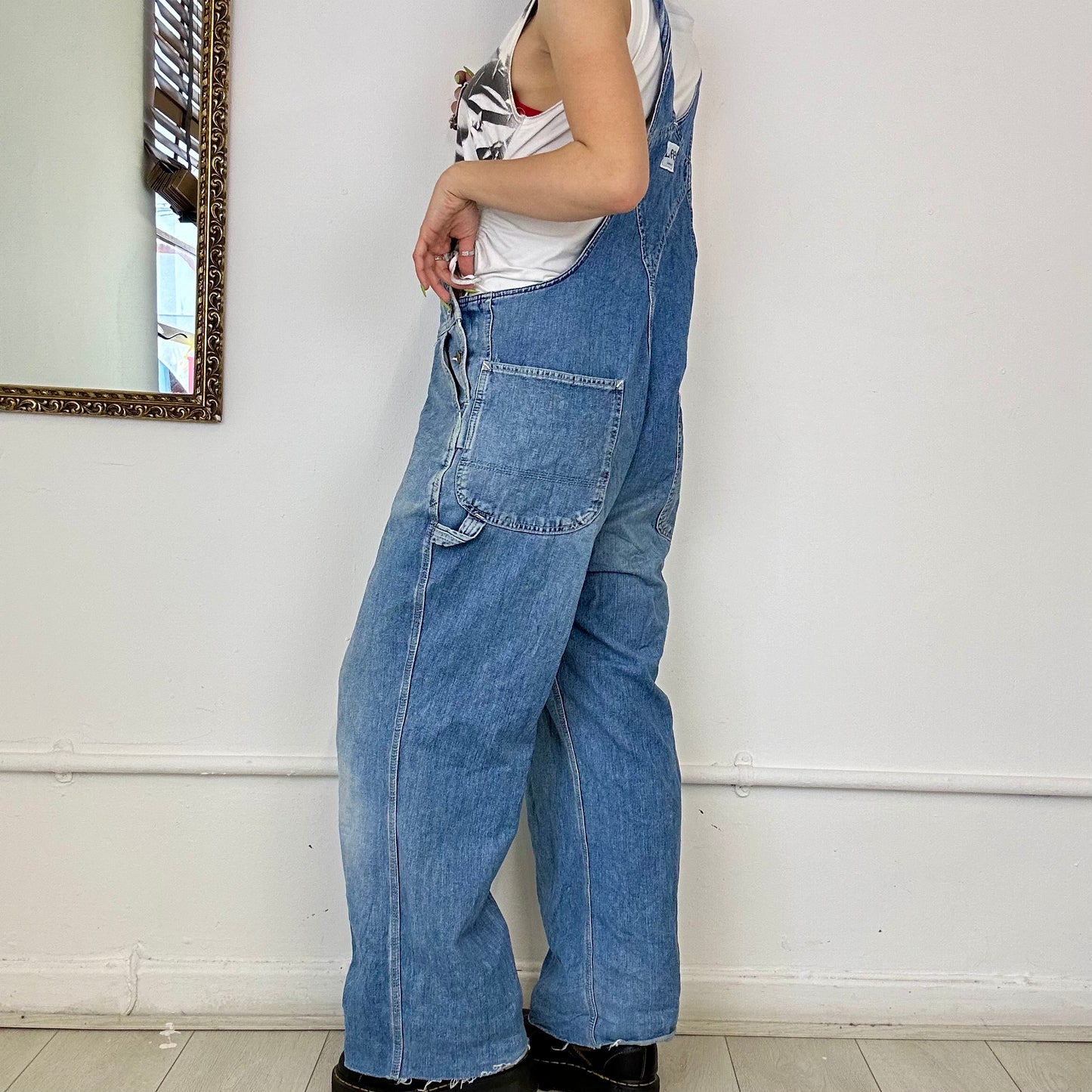 Lee vintage denim dungarees