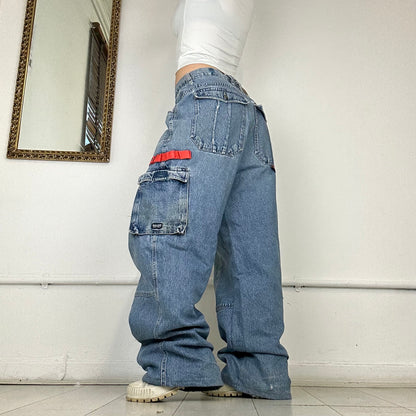 2000's baggy cargo jeans