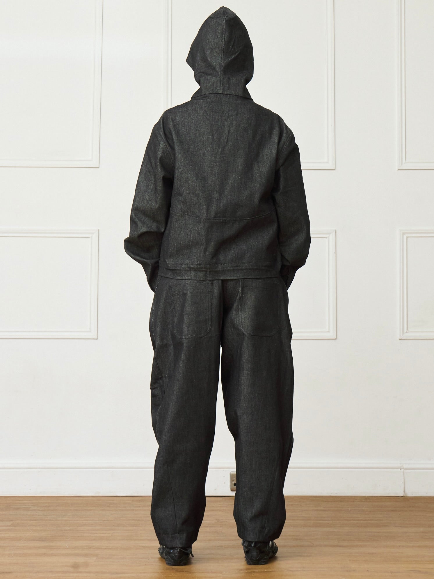 jamie jacket - dark grey denim