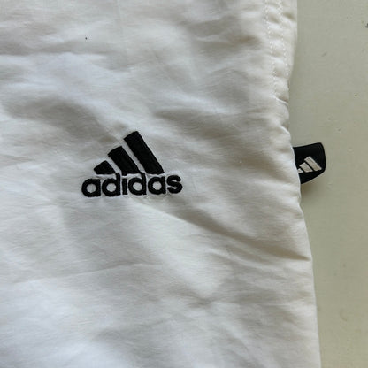 adidas baggy white tracksuit trousers