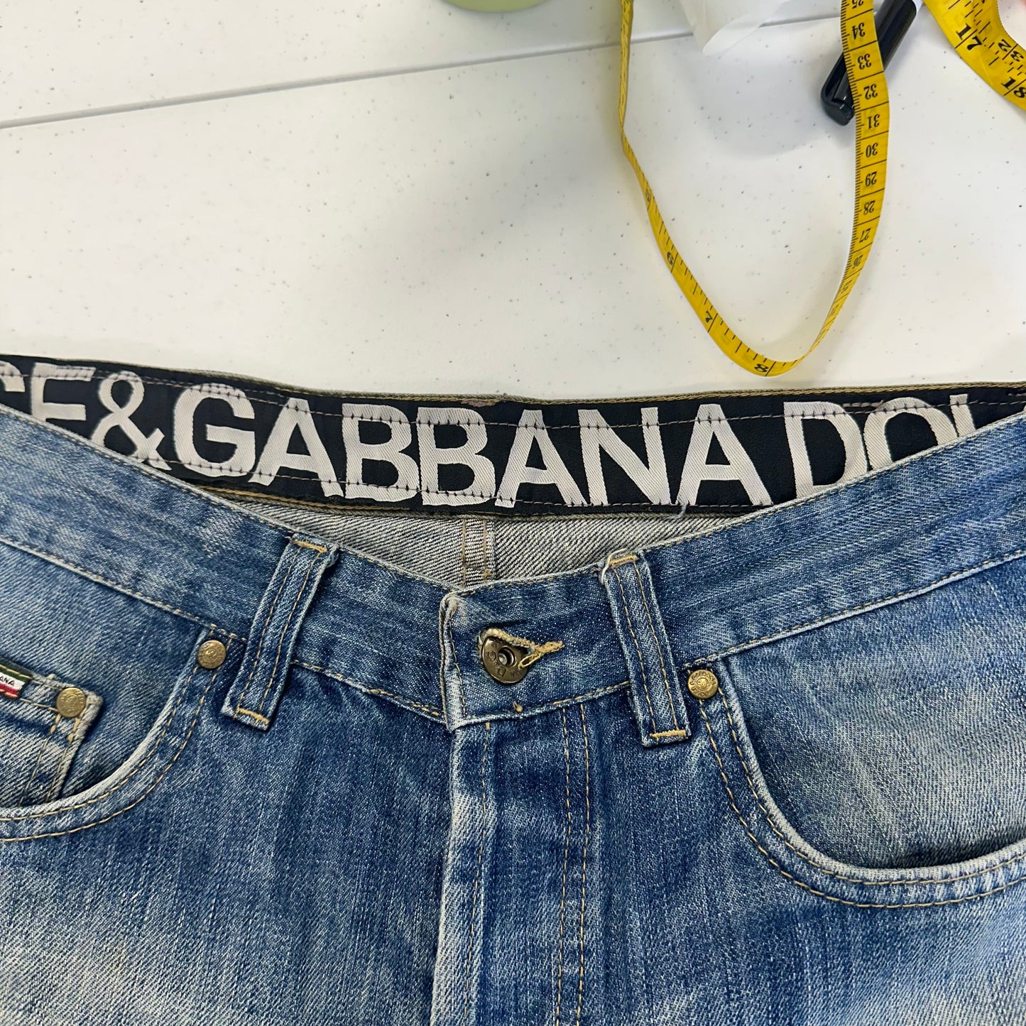 vintage dolce & gabbana baggy jeans