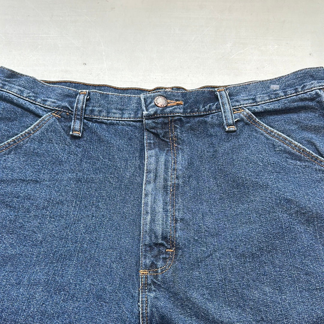 vintage denim cargo shorts