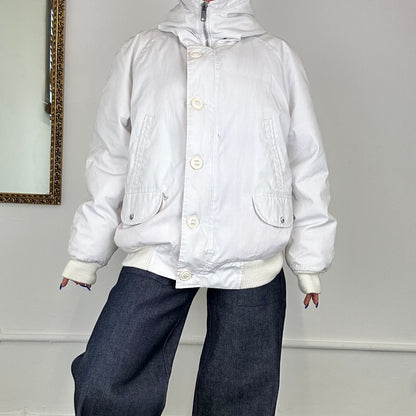 00's white puffer jacket