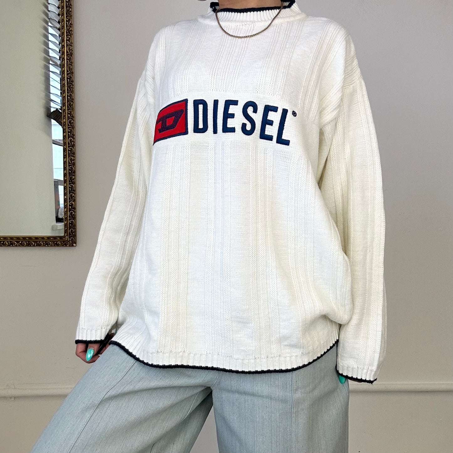 vintage diesel knitted jumper