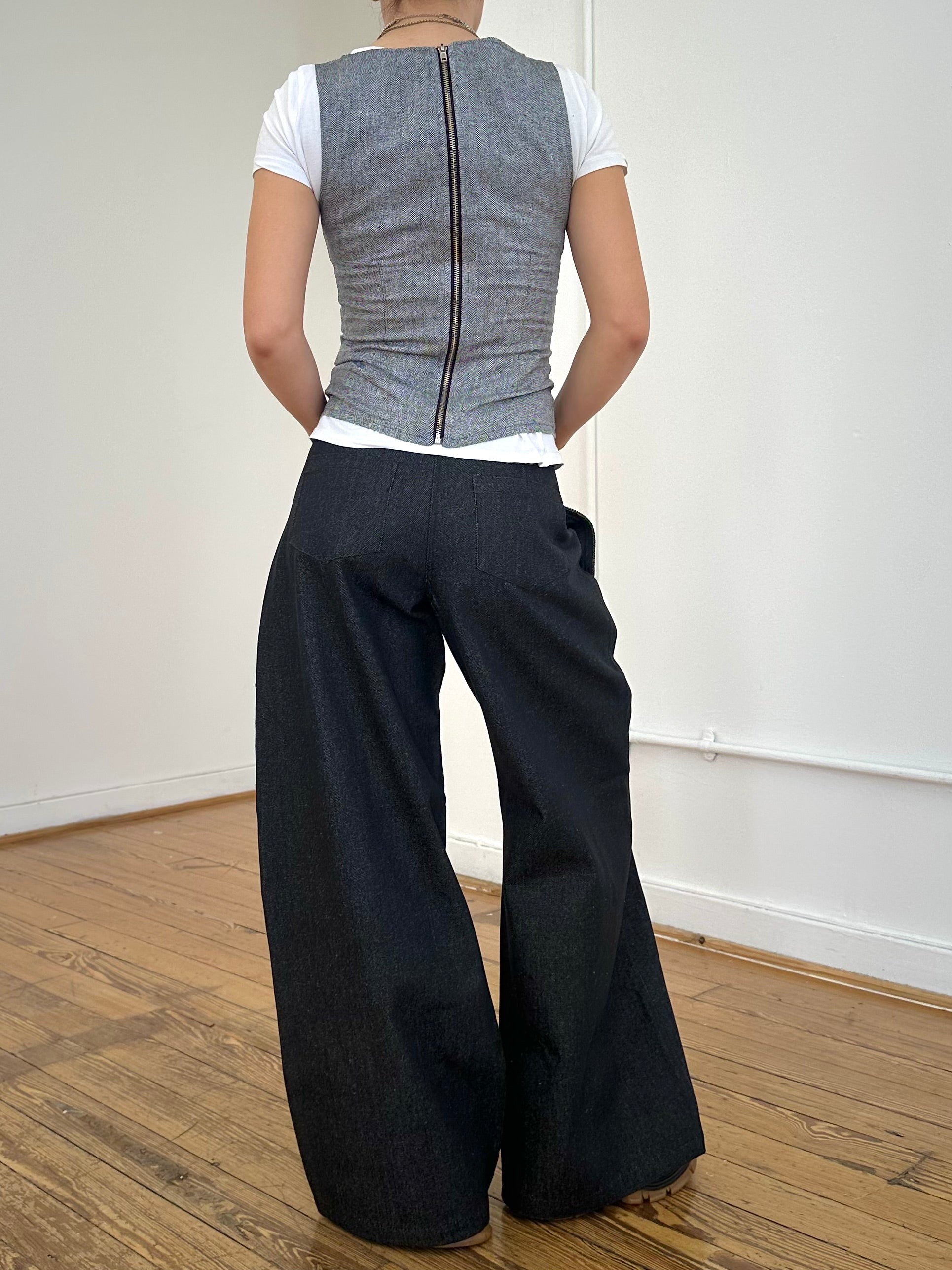 parker jean - dark grey denim