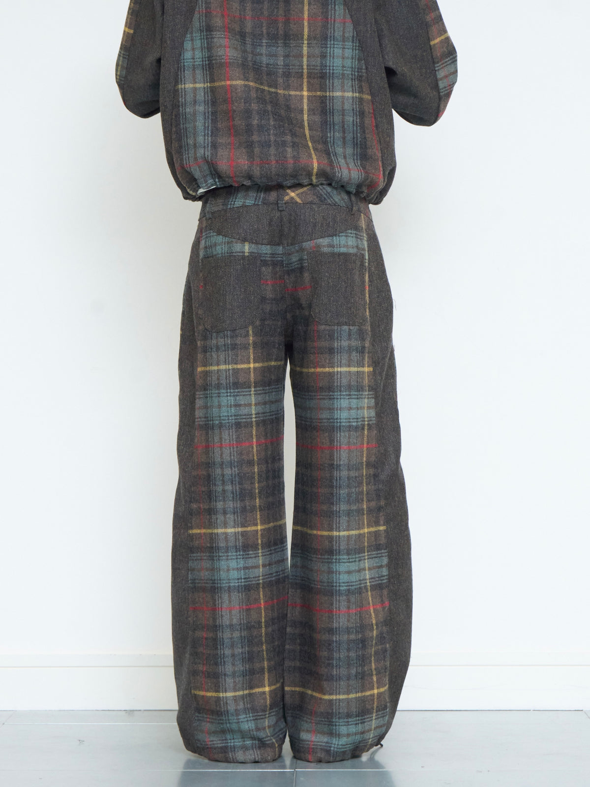 parker utility trouser - tobacco wool
