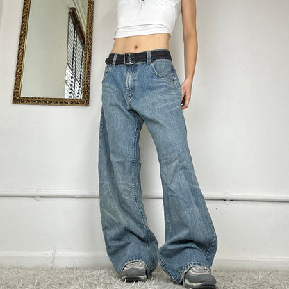 90's levi's wide leg jeans