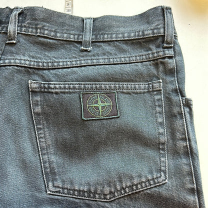 stone island wide leg jeans