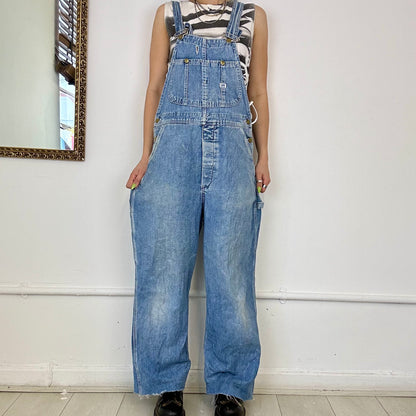 Lee vintage denim dungarees