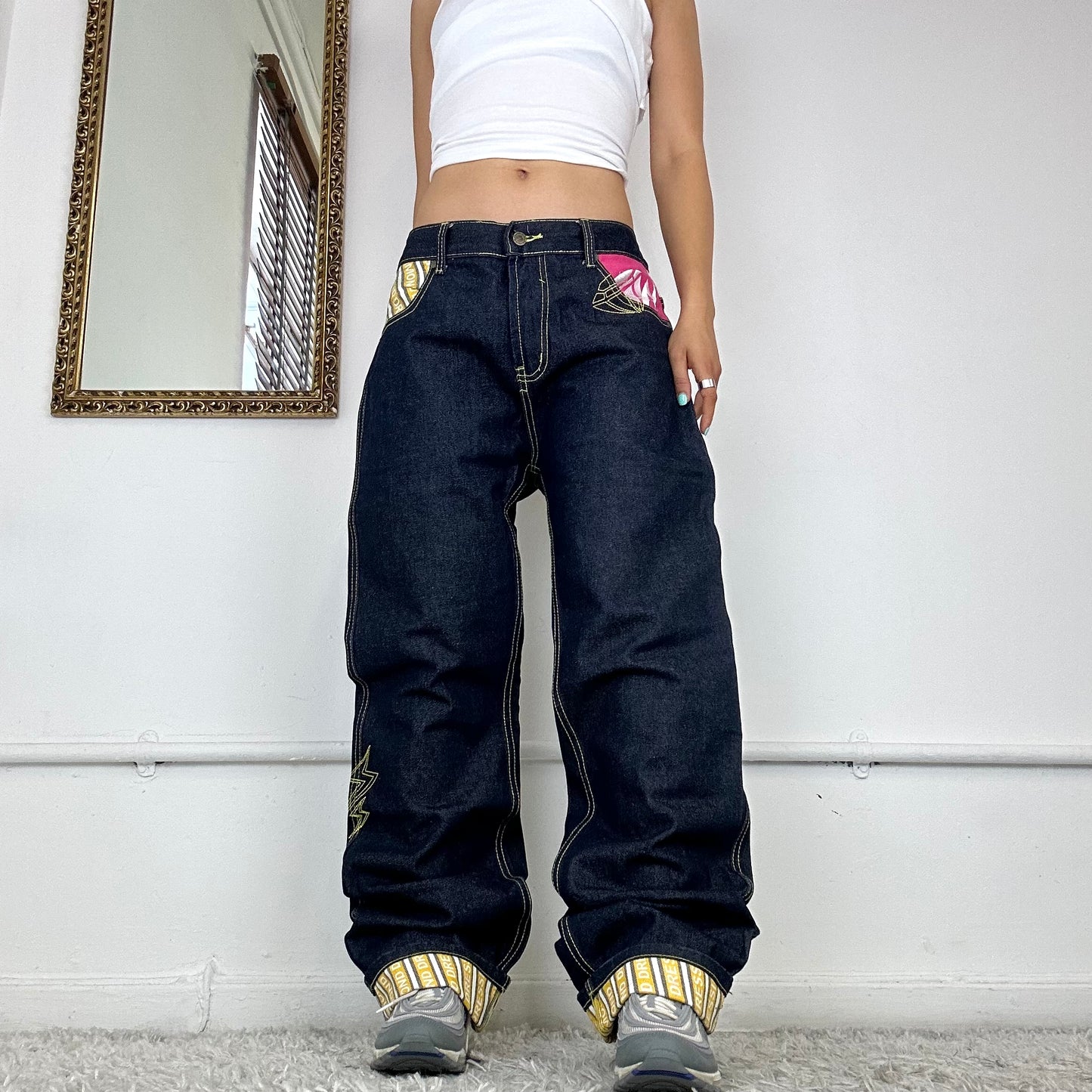 2000's baggy skate jeans