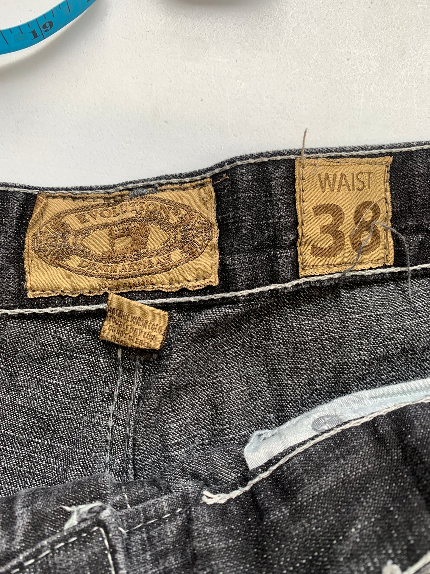 vintage black baggy jeans