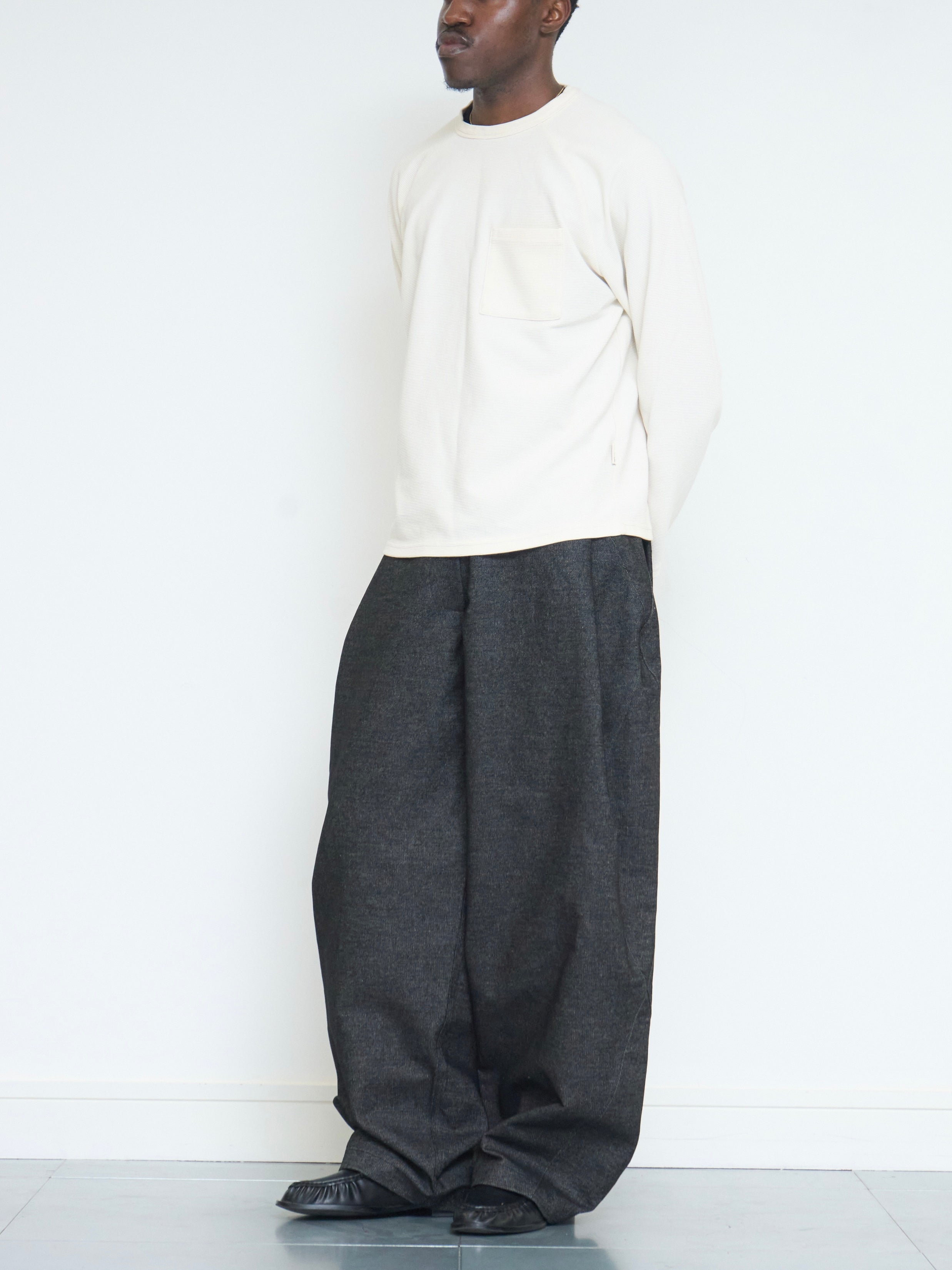 lumi jean - dark grey denim