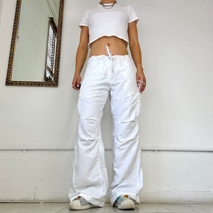 nike white cargo trousers