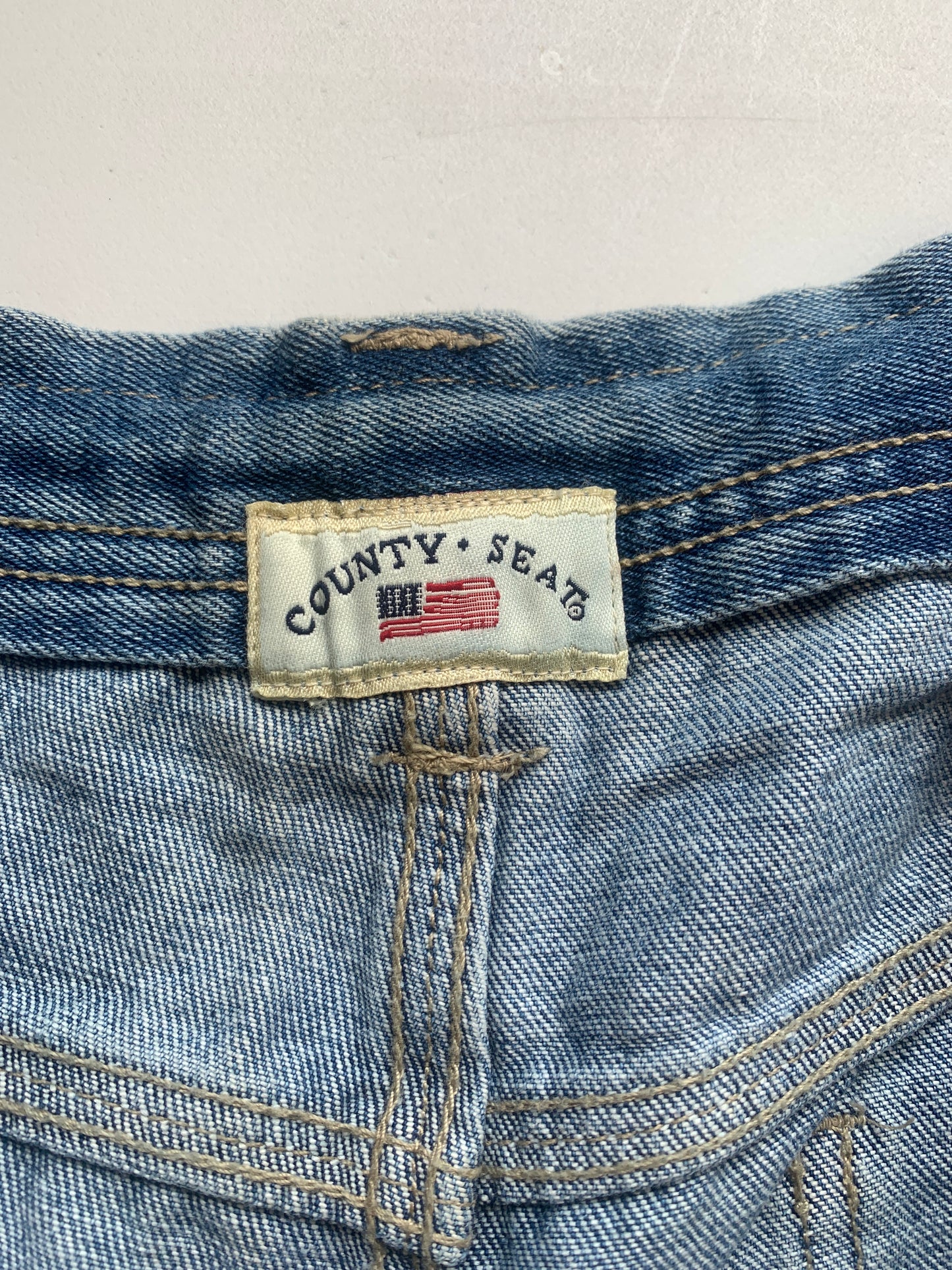 90's baggy drawstring jeans