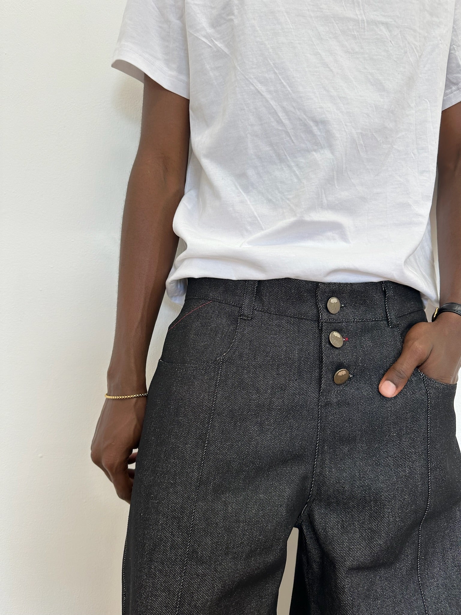 skater jean - dark grey denim